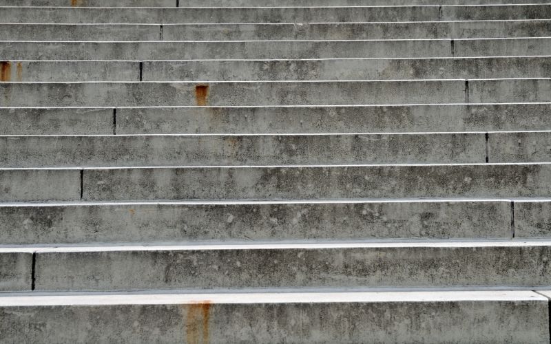 Cement Steps Installation detail