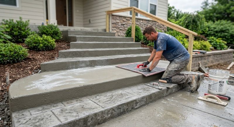 Cement Steps Installation Service